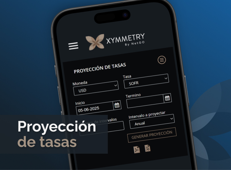 Proyección de tasas con Xymmetry