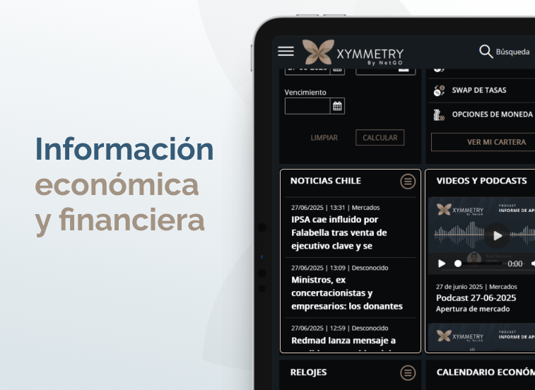 Información económica y financiera en Xymmetry
